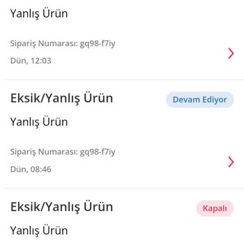 Yemeksepeti Eksik Sipariş Ve İade Sorunu