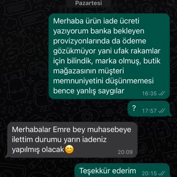 Fırat Kaya Collection Yanlış Beden Ve İade Problemi