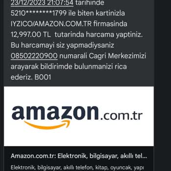 Amazon'da Yetkisiz Ödeme Ve Hesap Kilidi Mağduriyeti