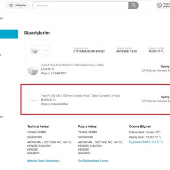 Pttavm.com Ödeme Onaylaması Sorunu