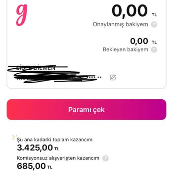 Gardrops Cüzdanımdaki Para Hesabıma Yatmadı
