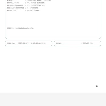 Vodafone Yanlış Tl Transferi