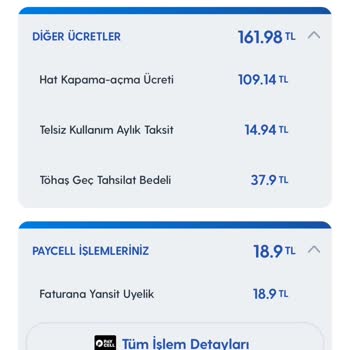 Turkcell Fatura Çok Ücret Koymuş