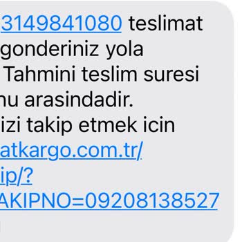Sürat Kargo Şubeden Almam Söylenen Evime Gelmeyen Kargo