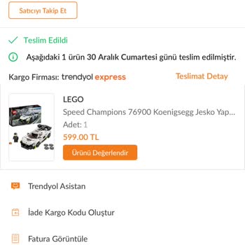 Trendyol Express Ve AGT Kurye Tarafından Aynı Ürünü Teslim Etmedi