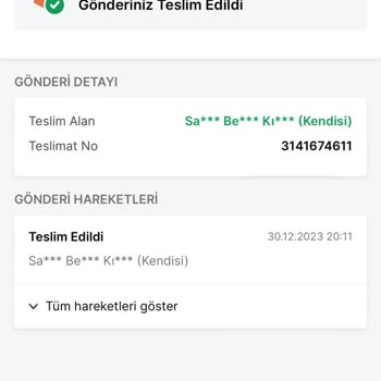 Trendyol Express Ve AGT Kurye Tarafından Aynı Ürünü Teslim Etmedi