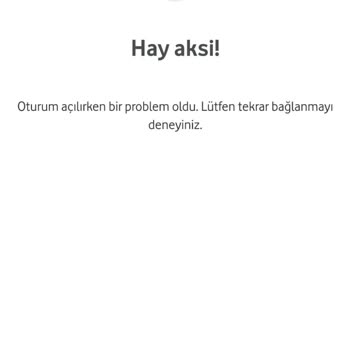 Vodafone Yanımda Uygulaması Hediye Çarkı Hatası