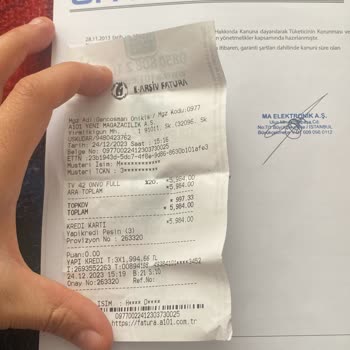 Onvo Teknik Servis Garanti İçin 500 TL Ücret İstendi