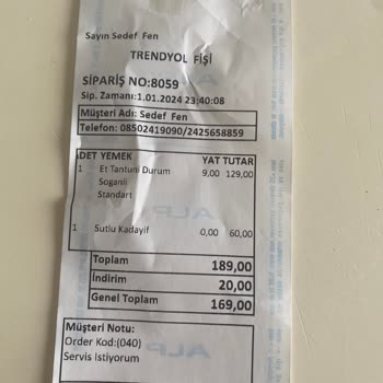 Baazen Tantuni Ücret İadem Sağlanmadı Ve Sebep Belirtilmiyor