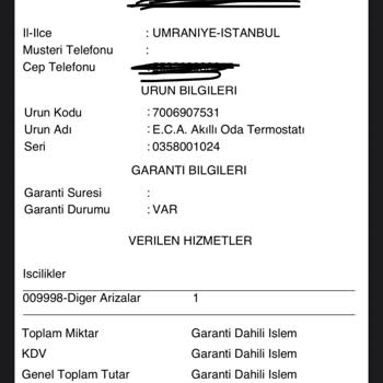 ECA Oda Termostatı Arızası ( 1.5 Aydır Kimse Ulaşmıyor Bana )