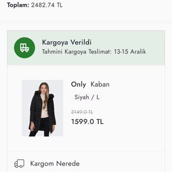 Boyner Ürünüm Elime Ulaşmıyor!