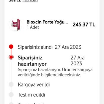 Vodafone Her Şey Yanımda Kargo Ve Teslimat Karmaşası!