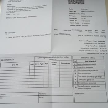 Samsung Telefon Trendyol Kusurlu Ürünü İade Kabul Etmiyor