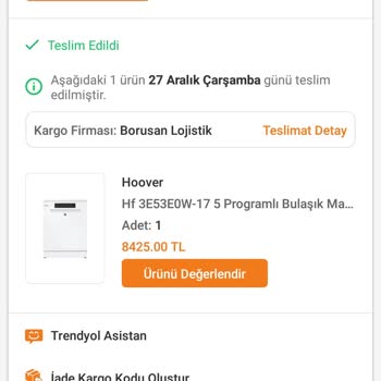 Trendyol Alışverişimde Beklenen Ürün Ve Promosyon Sorunu