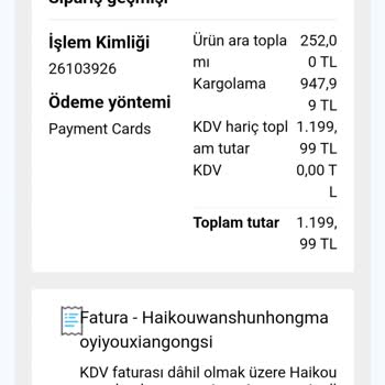 Fruugo İptal Etmiyor Mağdurum