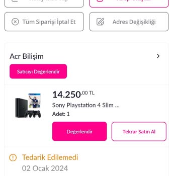Pazarama Aldığım Ürünü İptal Ettiler... Hem De 10 Gün Beklettikten Sonra