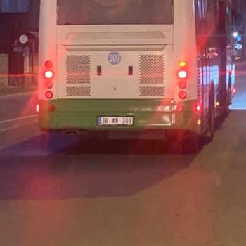 Kayseri Büyükşehir Belediyesi Tehlikeli Şoför Davranışı