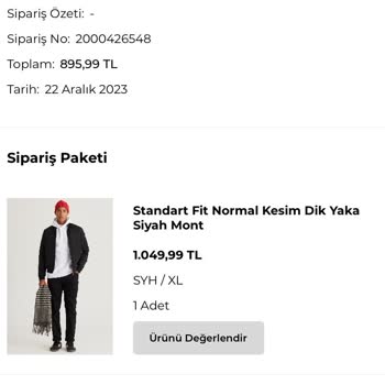 Altınyıldız Classics Para İadesini Çok Geç Yapıyor