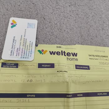 Weltew Home Yırtık Ürün Kırık Ürün