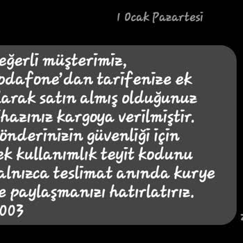 Vodafone Faturaya Ek 2. El Cihaza Ayrıca Vergi Yansıtılması