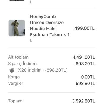 Vanilin Design 3.593,80 TL Yaptığım Ürünlerin İadesini İstiyorum