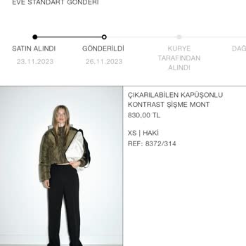 Zara Online Sipariş Teslimat Sürecinde Yaşanan Gecikme