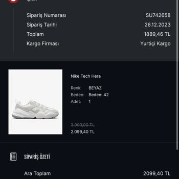 Sneaks Up Sipariş İptali Saçmalığı