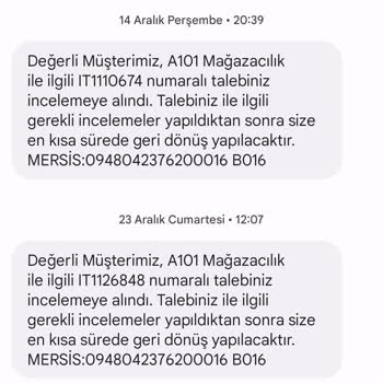 A101 Motosiklet Satış Sonrası Belge Sorunu