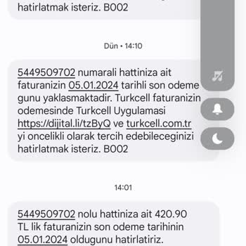 Turkcell Yüksek Telefon Faturası İn Gelmesi