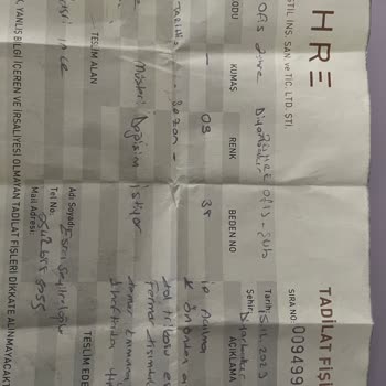 Zühre Giyim (zuhre.official) Giyim Mağazasından Alınan Ürünün İade Sorunları