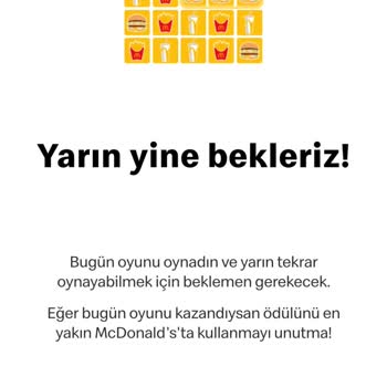 McDonald's Burger Crush Hediyemi Vermedi Sildi