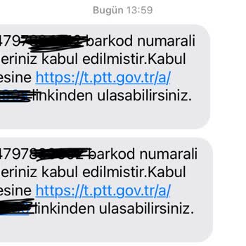 PTT Kargo PTT Yanlış Telefon Numarası Kullanımı