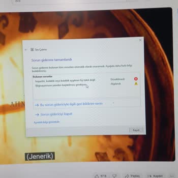 Trendyol Bilgisayarımın Ses Sorunu Çözülemiyor!