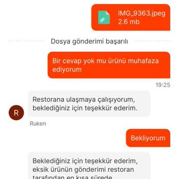 Migros Yemek Eksik Ürün Para İadesi Yok
