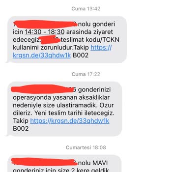 Kargomsende Ve MAVİ'den Şikayetçiyim.