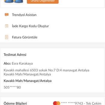 Trendyol Express Kurye Dağıtımından Şikayetçiyim