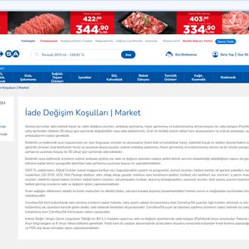 Carrefour SA 30 Gün İçinde İade Hakkım Reddedildi!