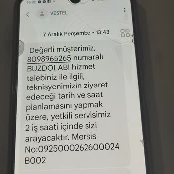 Vestel Buzdolabı Hayal Kırıklığı