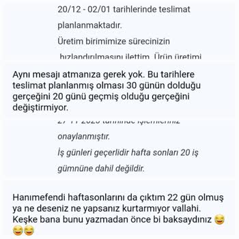 Vivense Yatak Odası Takımı Teslimat Ve Servis Şikayeti