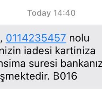 Watsons Siparişim İptal Ediliyor