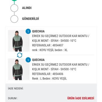 Decathlon'un Değişim Sorumsuzluğu