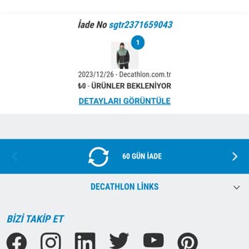 Decathlon'un Değişim Sorumsuzluğu