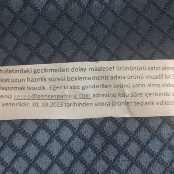 Gençer Gaming Paramı İade Etmiyor.