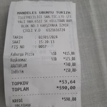 Mandela's Ubuntu Garsonlar İlgisiz, Mekan Soğuk.