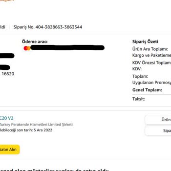 Amazon.com.tr Arızalanan Ve Servis Onaylı Ürün Değişikliği Yapılmaması