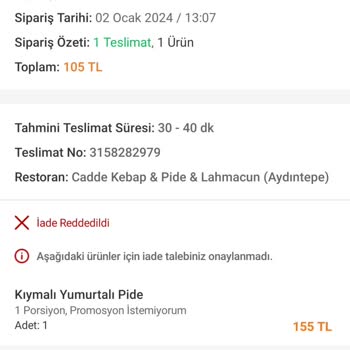 Trendyol İade Ücreti Ödememesi
