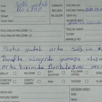 İşbir Soho Marka Yatakta Göçme İlgisiz Firma