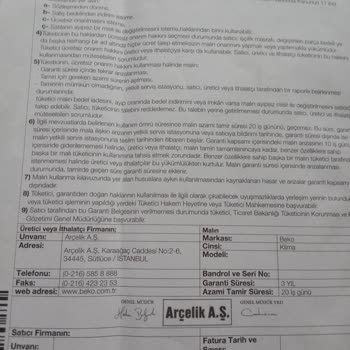 Beko Markasının Çözümsüz Lüğü