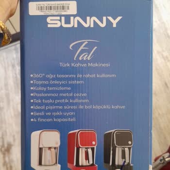 A101'den Aldığım Sunny Kahve Makinesi Bozuk Çıkması