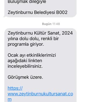 Zeytinburnu Belediyesinin Mesajlarından Bıktım